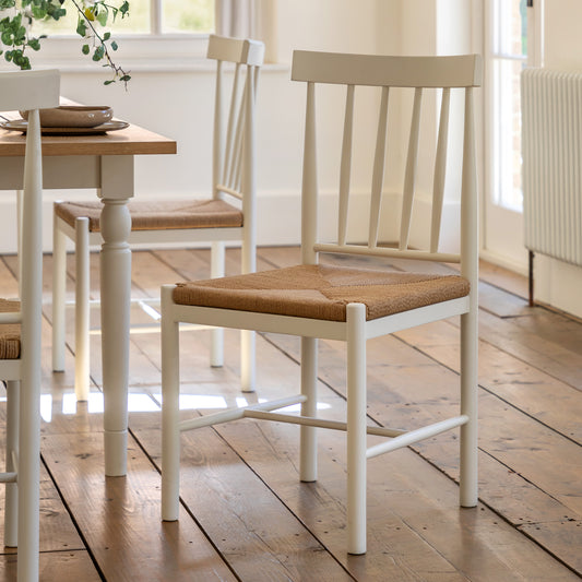 Eton Dining Chair White – White