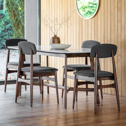 Barcelona Dining Table – Dark Wood