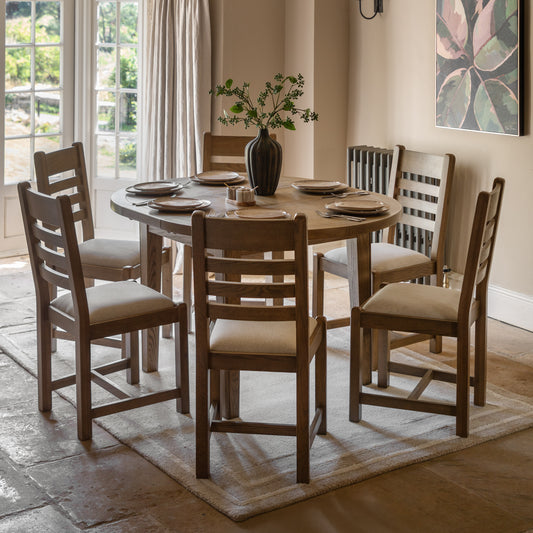 Hardwick Rnd Ext Dinig Table – Light Wood