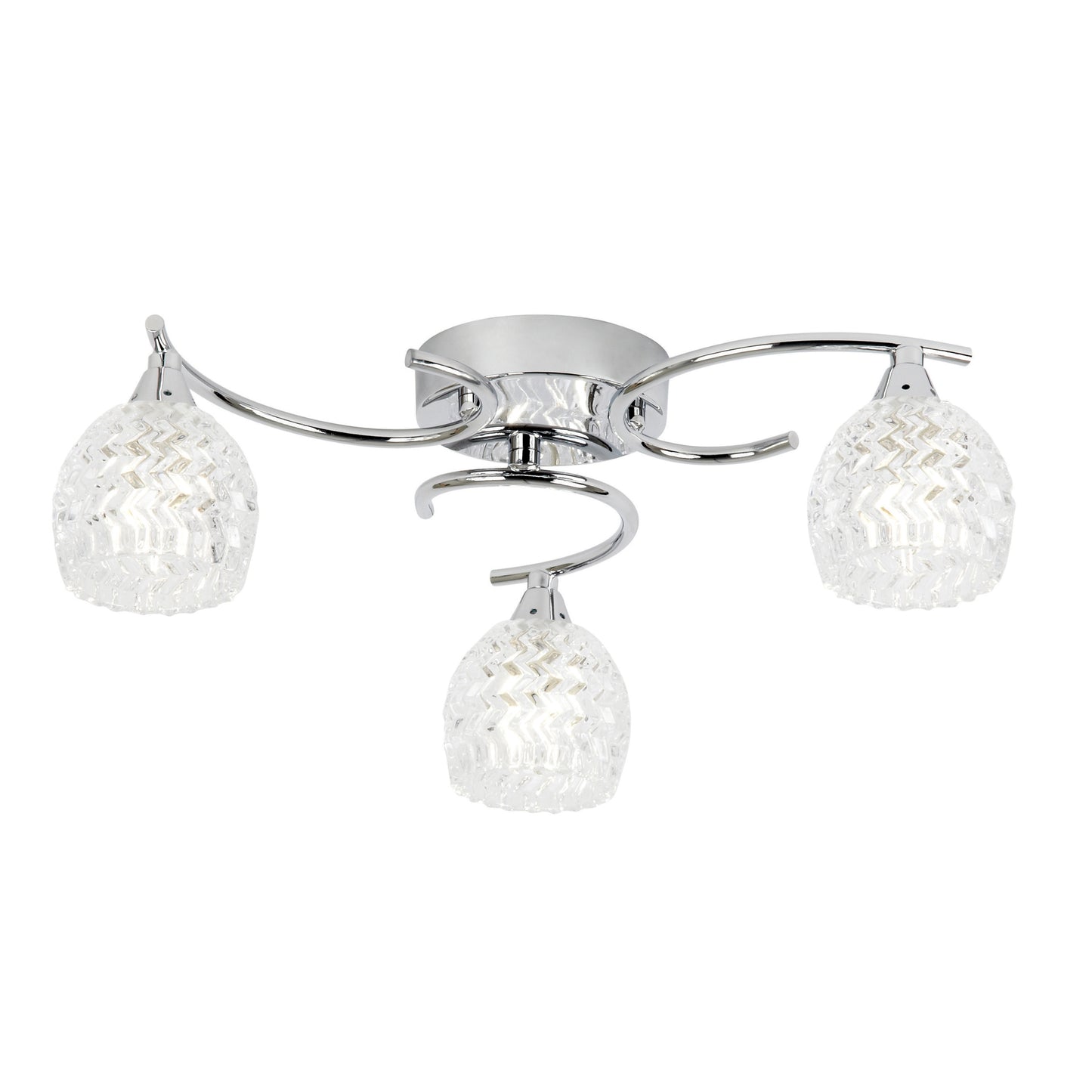 Boyer 3 Ceiling Lamp Chrome – Chrome