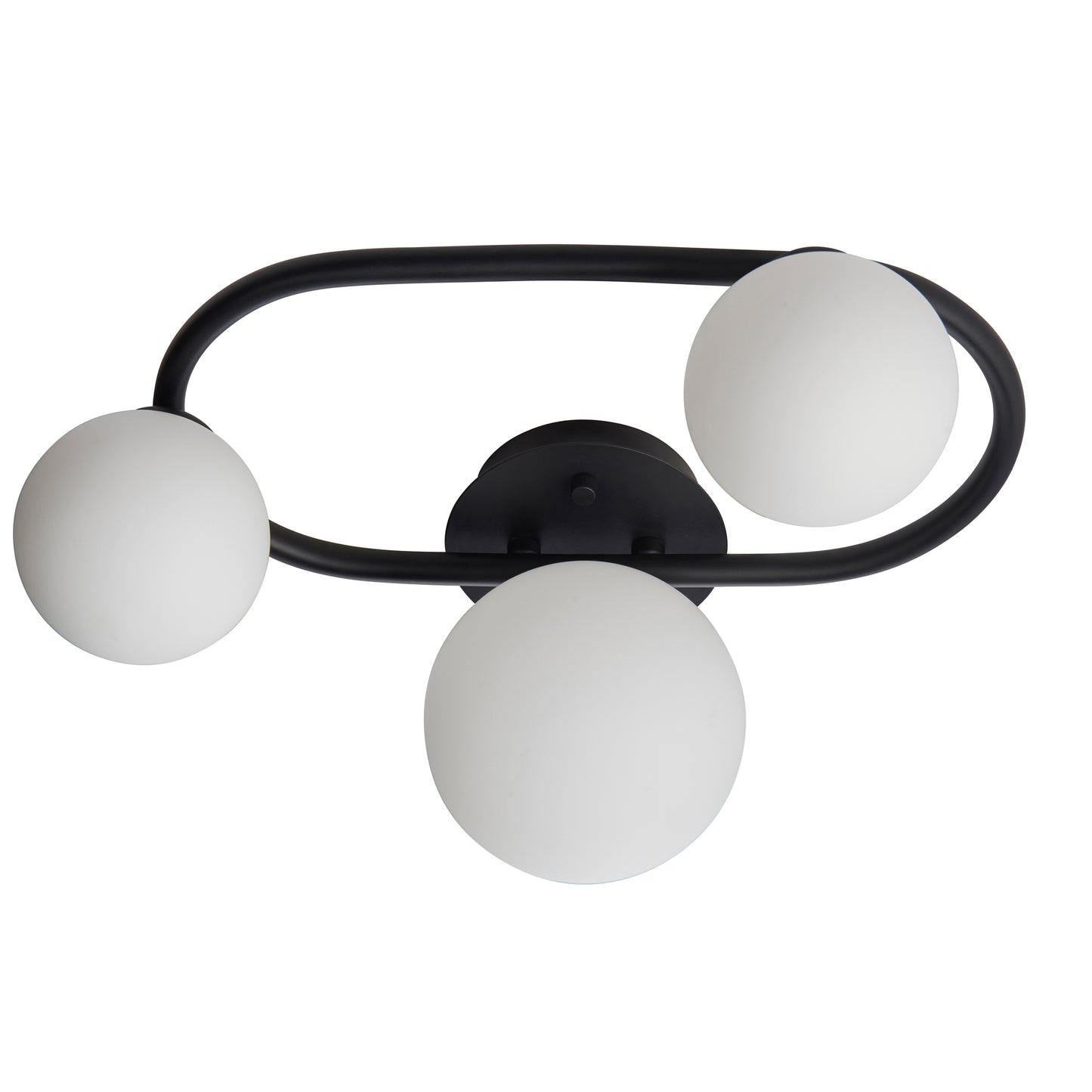 Pulsa Bathroom 3 Ceiling Light Black – Black