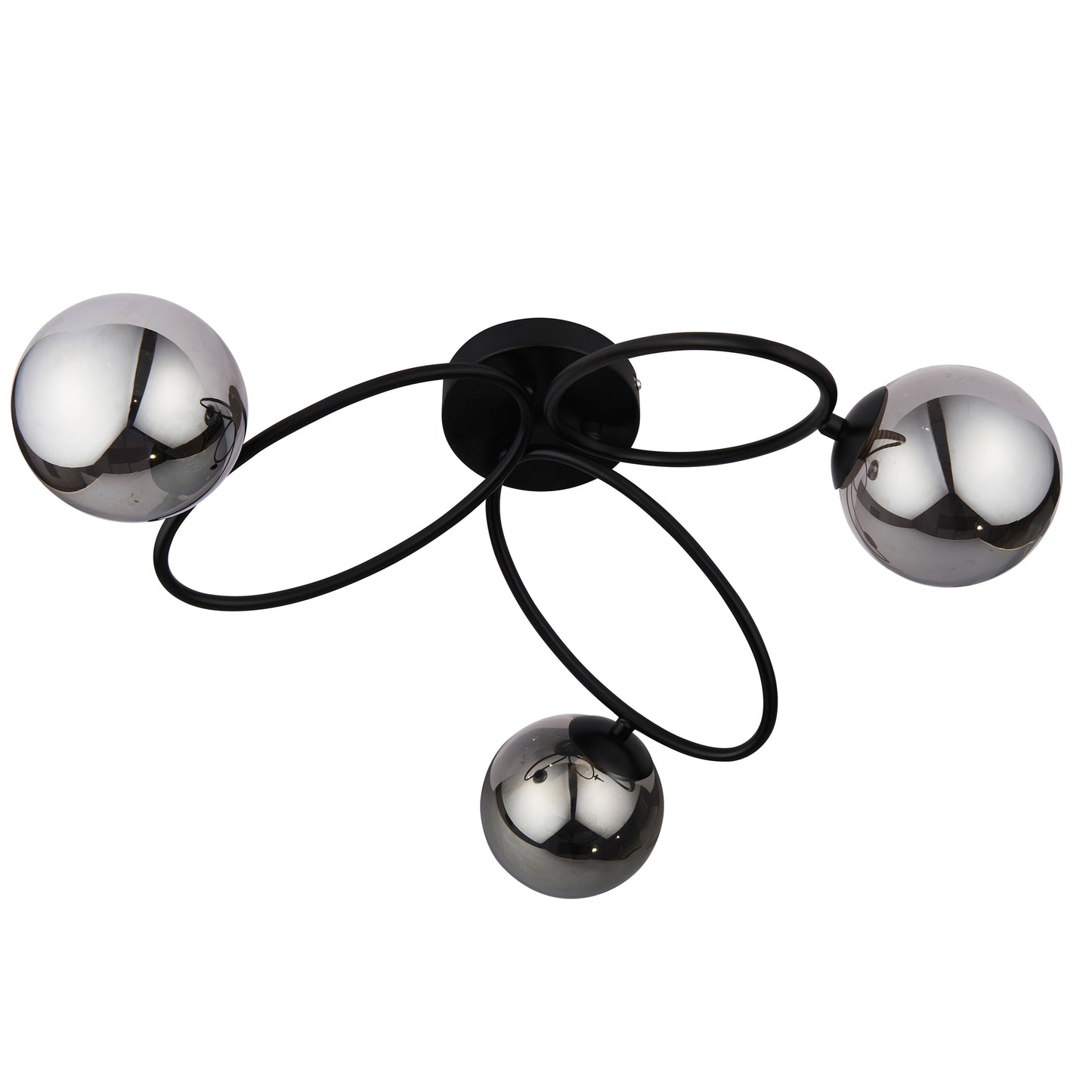 Ellipse 3 Ceiling Light Black – Black