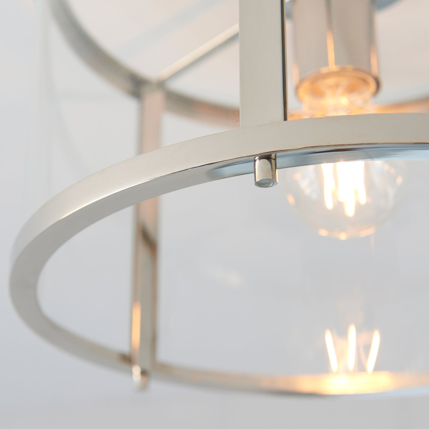 Hopton 1 Ceiling Light – Silver