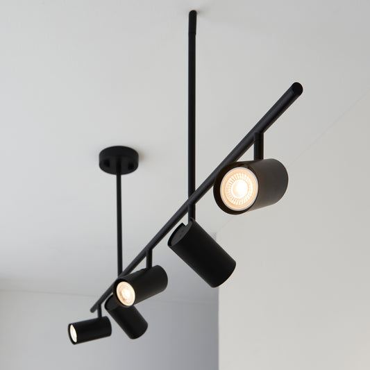Rez 5 Ceiling Light Black – Black