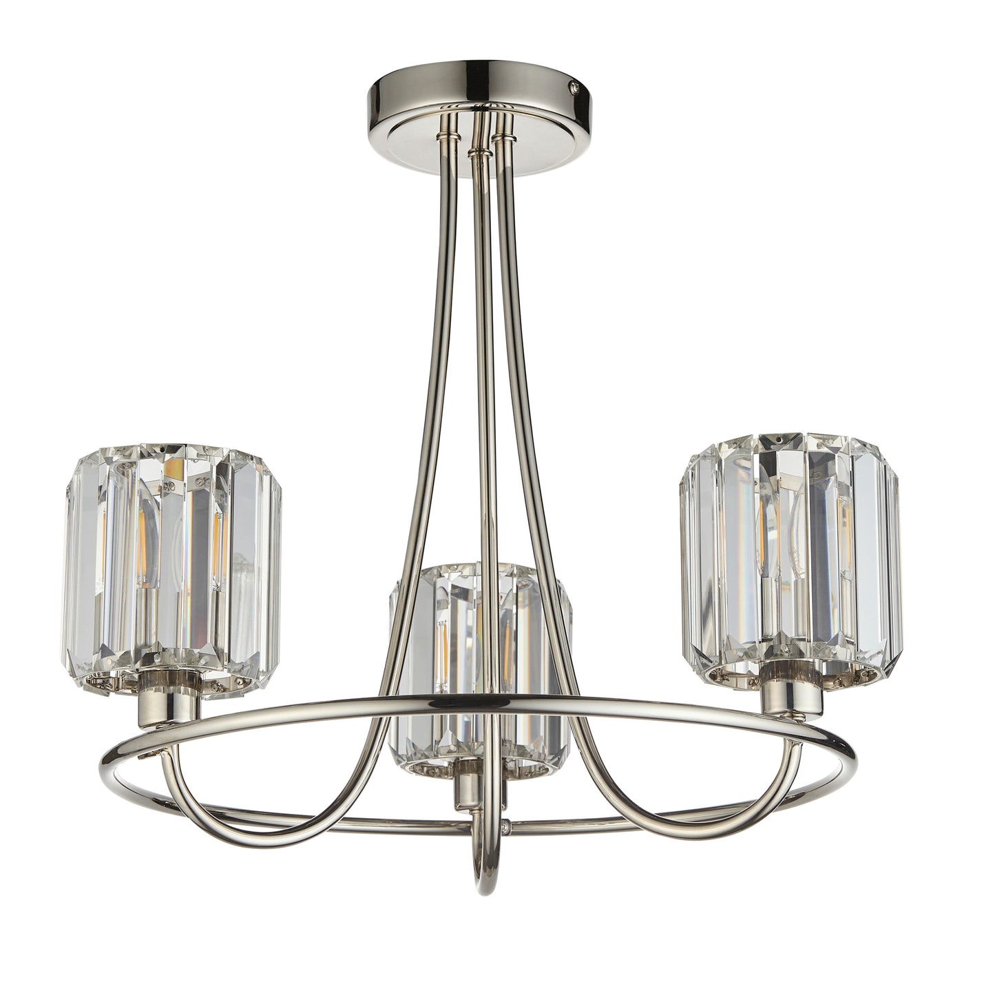 Berenice 3 Ceiling Light – Nickel