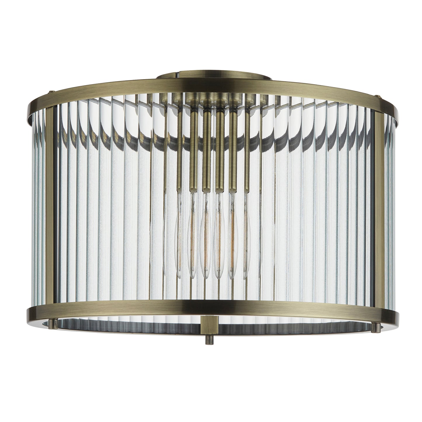 Ridgeton 1 Ceiling Light – Brass