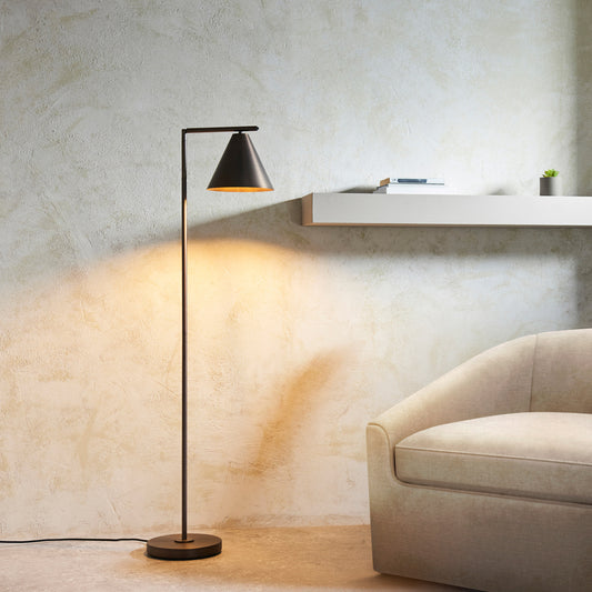 Cape Floor Light Antique Bronze – Bronze