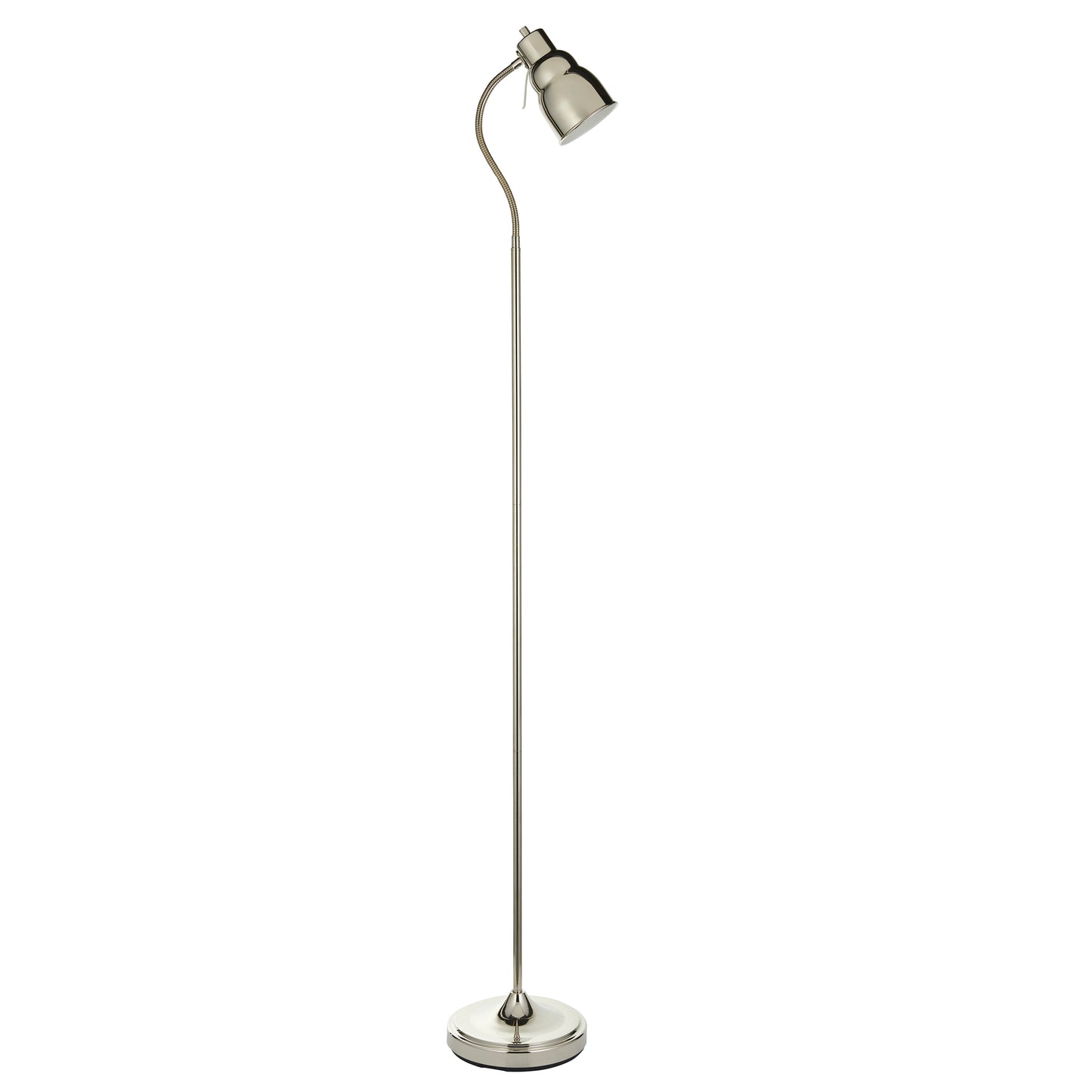 Classic Flexi Floor Lamp Bright Nickel – Nickel