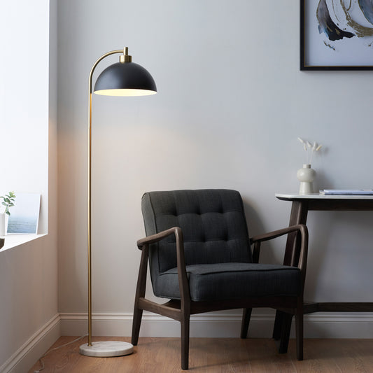 Buchanan Floor Lamp Matt Black – Black