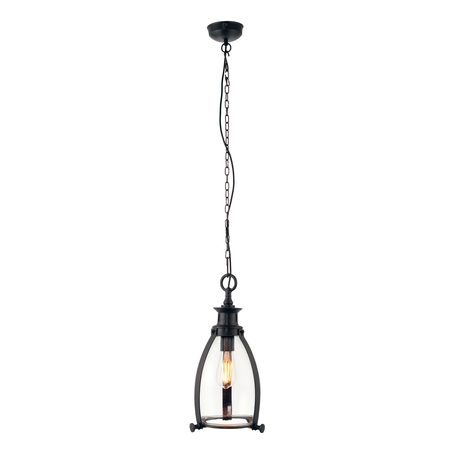 Storni Pendant Light Polished Nickel 640-1350mm – Silver
