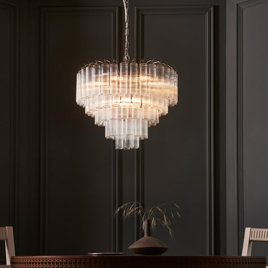 Toulouse 12 Pendant Light – Nickel