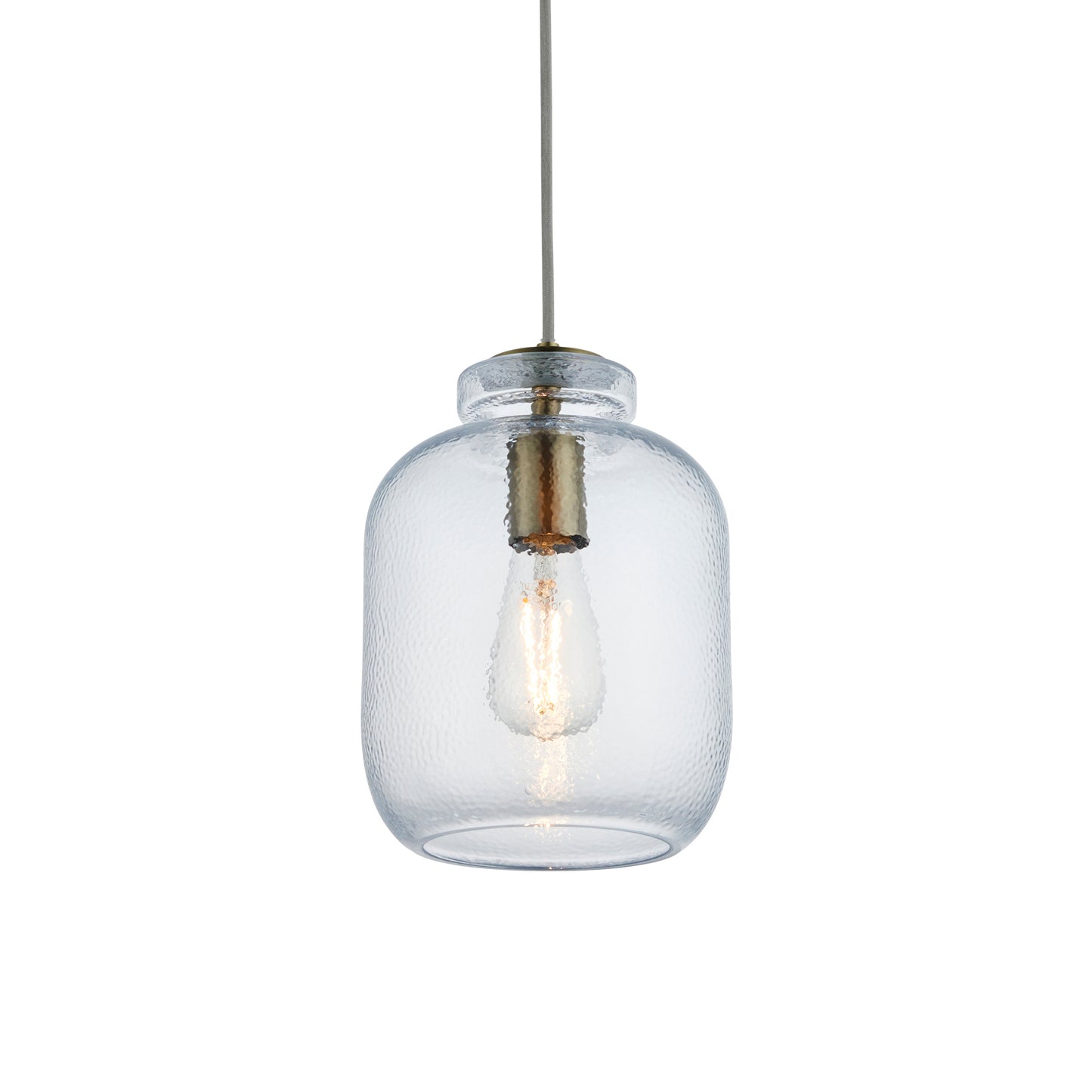 Lyra 1 Pendant Light Antique Brass – Brass