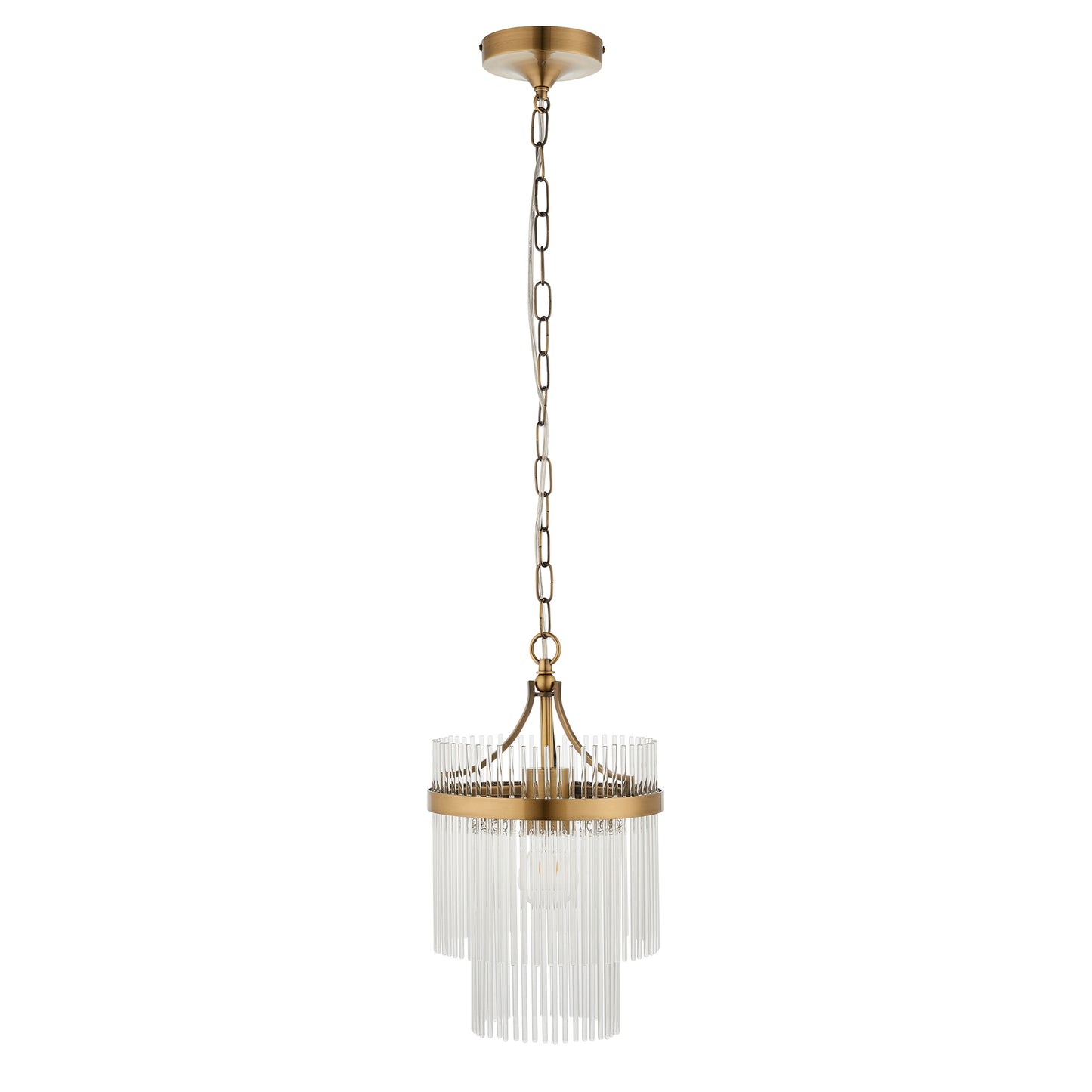 Marietta 1 Pendant Light Antique Brass – Brass
