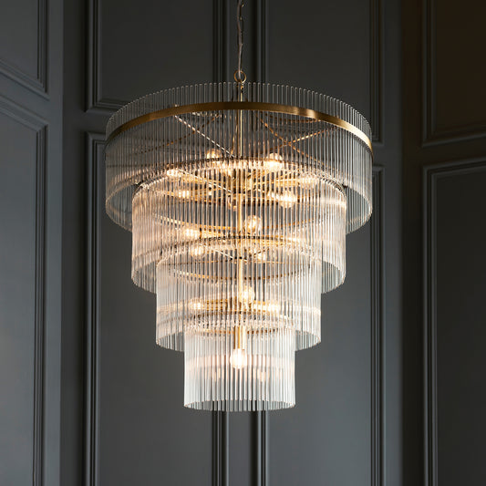 Marietta 16 Pendant Light Antique Brass – Brass