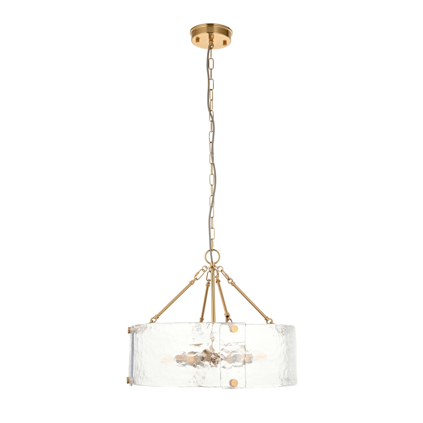 Keller 6 Pendant Light Brushed Aged Brass – Brass