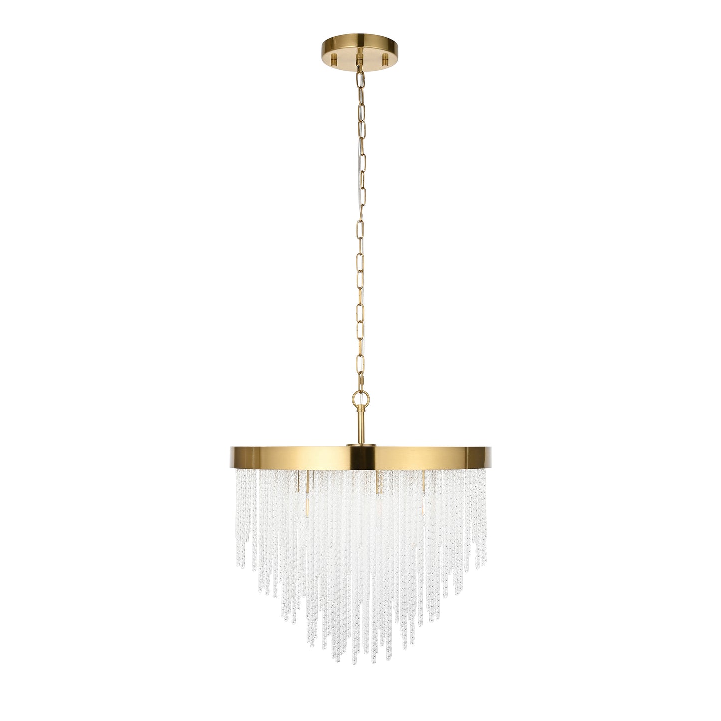 Anistoria 5 Pendant Light Brushed Aged Brass – Brass