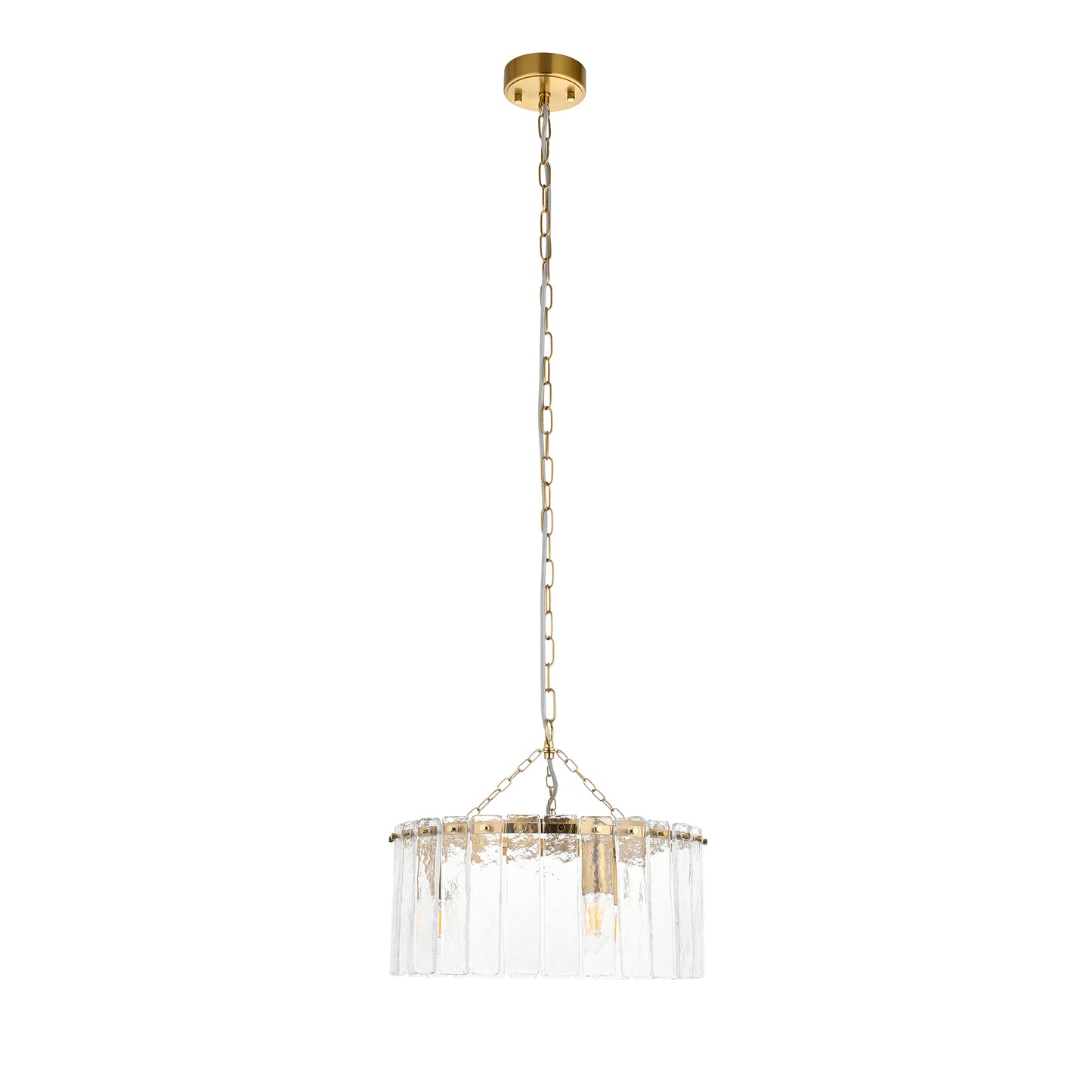 Karine 3 Pendant Light Brushed Aged Brass – Brass