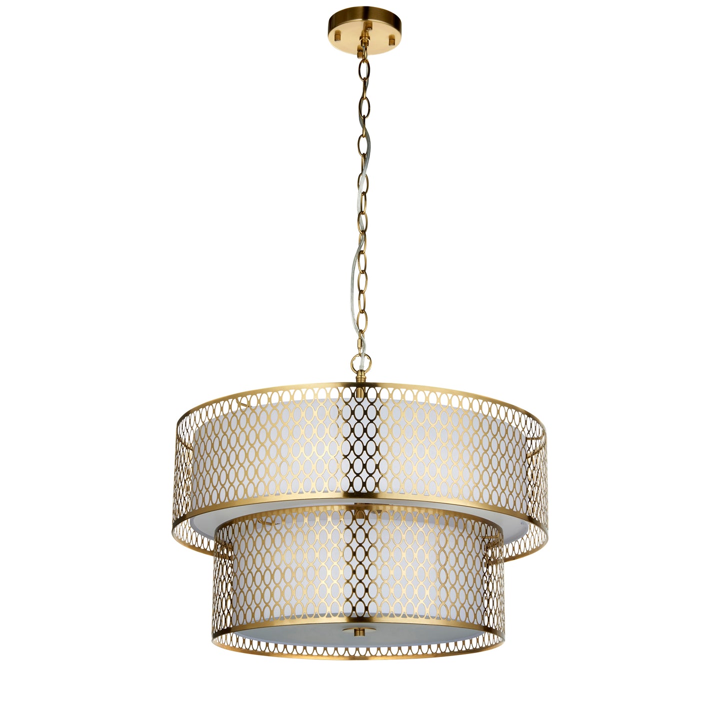 Cordero 6 Pendant Light Gold/White – Gold