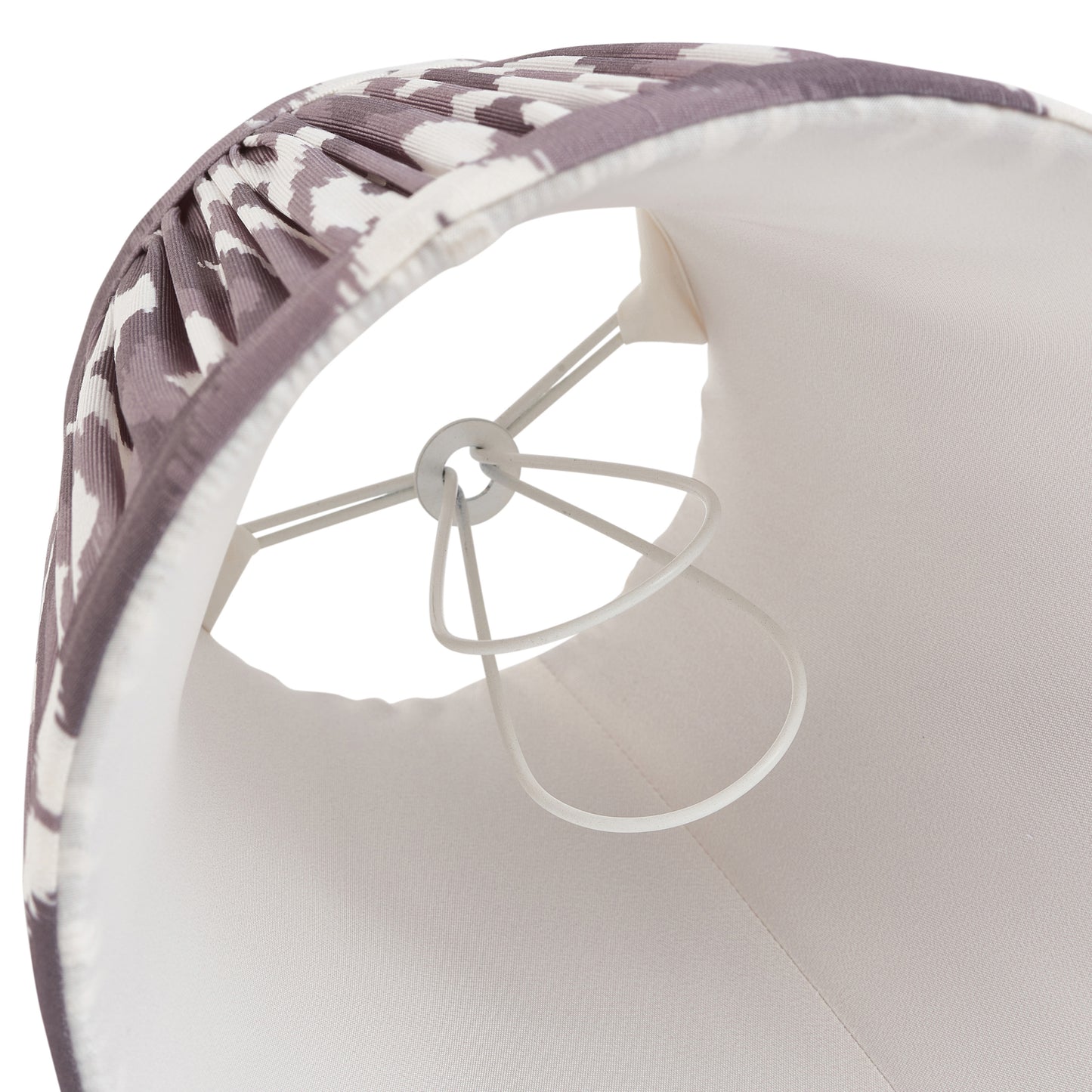 Ikat Shade Pearl Grey Fabric 122x85x160mm – Grey