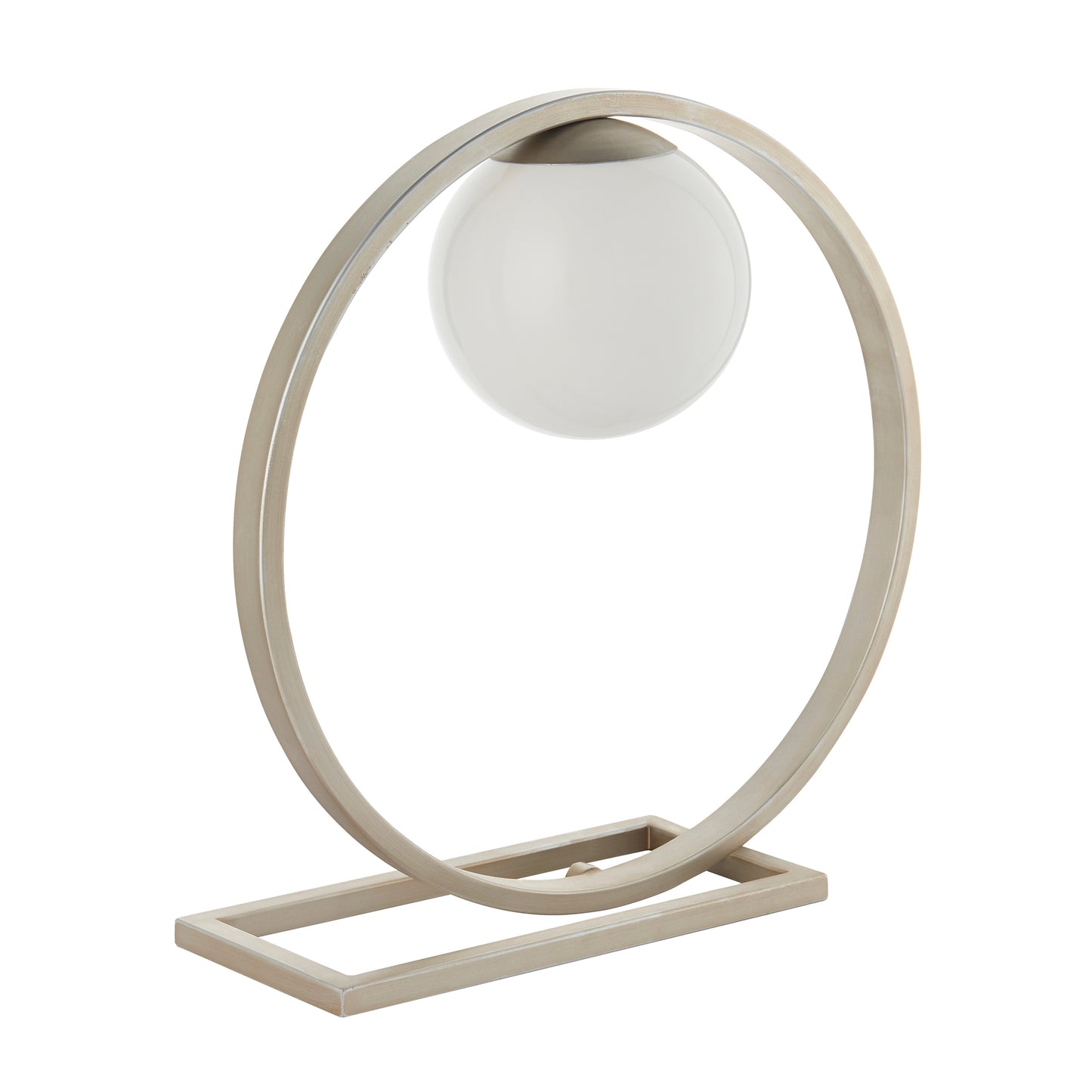 Enzo 1 Table Lamp Brushed Silver – Silver