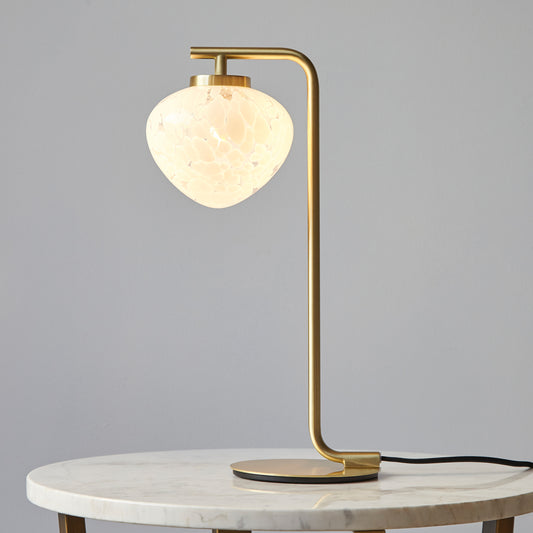 Mali 1 Table Lamp Satin Brass – Brass