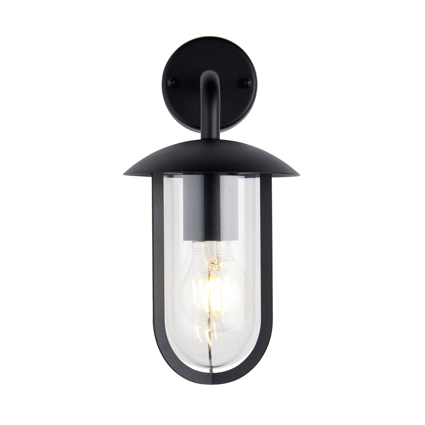 Quinn Outdoor 1 Wall Light – Black