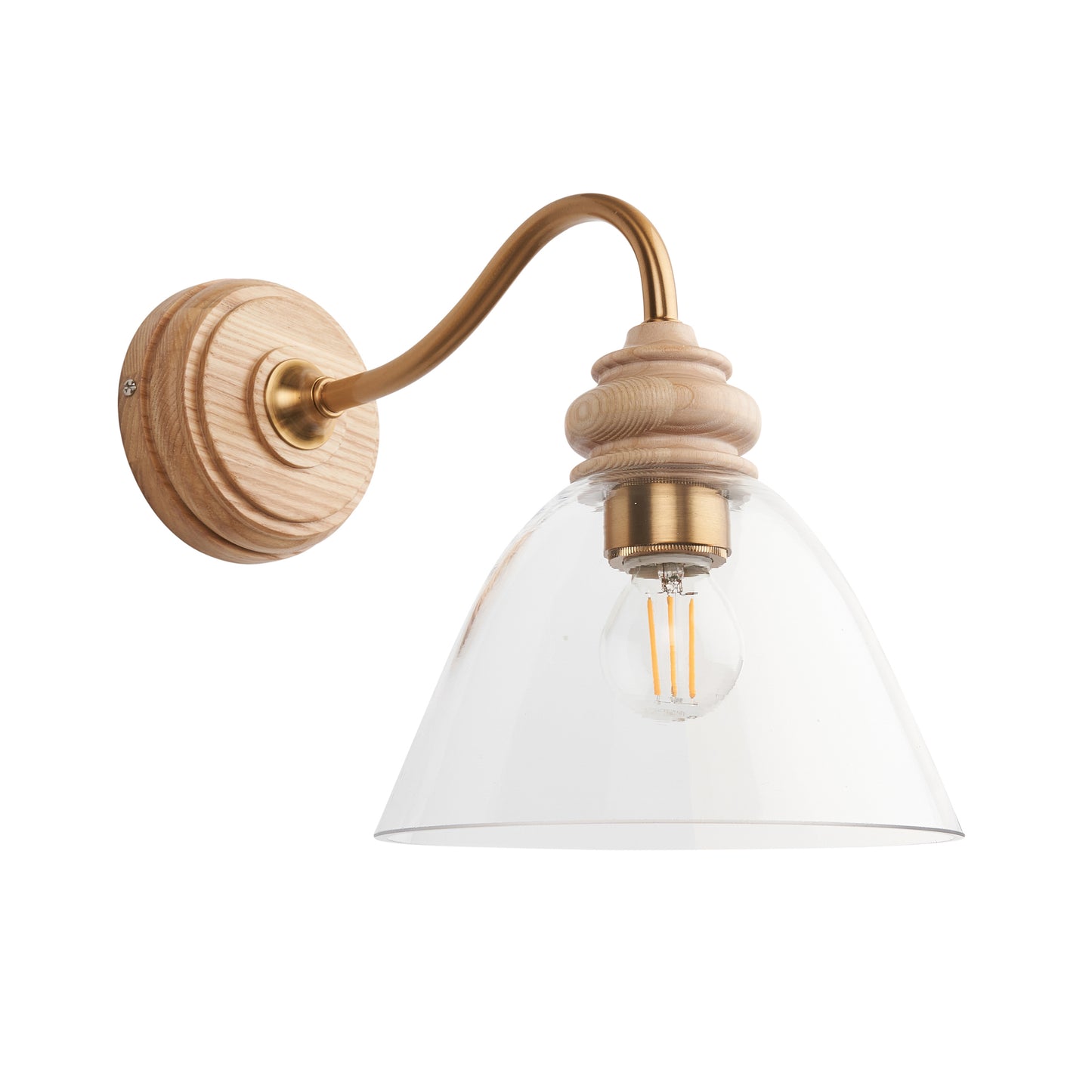 Cotswold 1 Wall Light Natural Ash – Natural