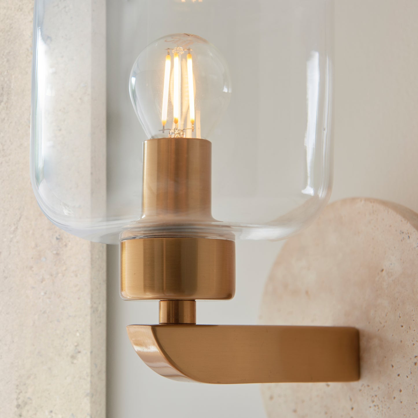 Travi Wall Light Natural Travertine – Natural