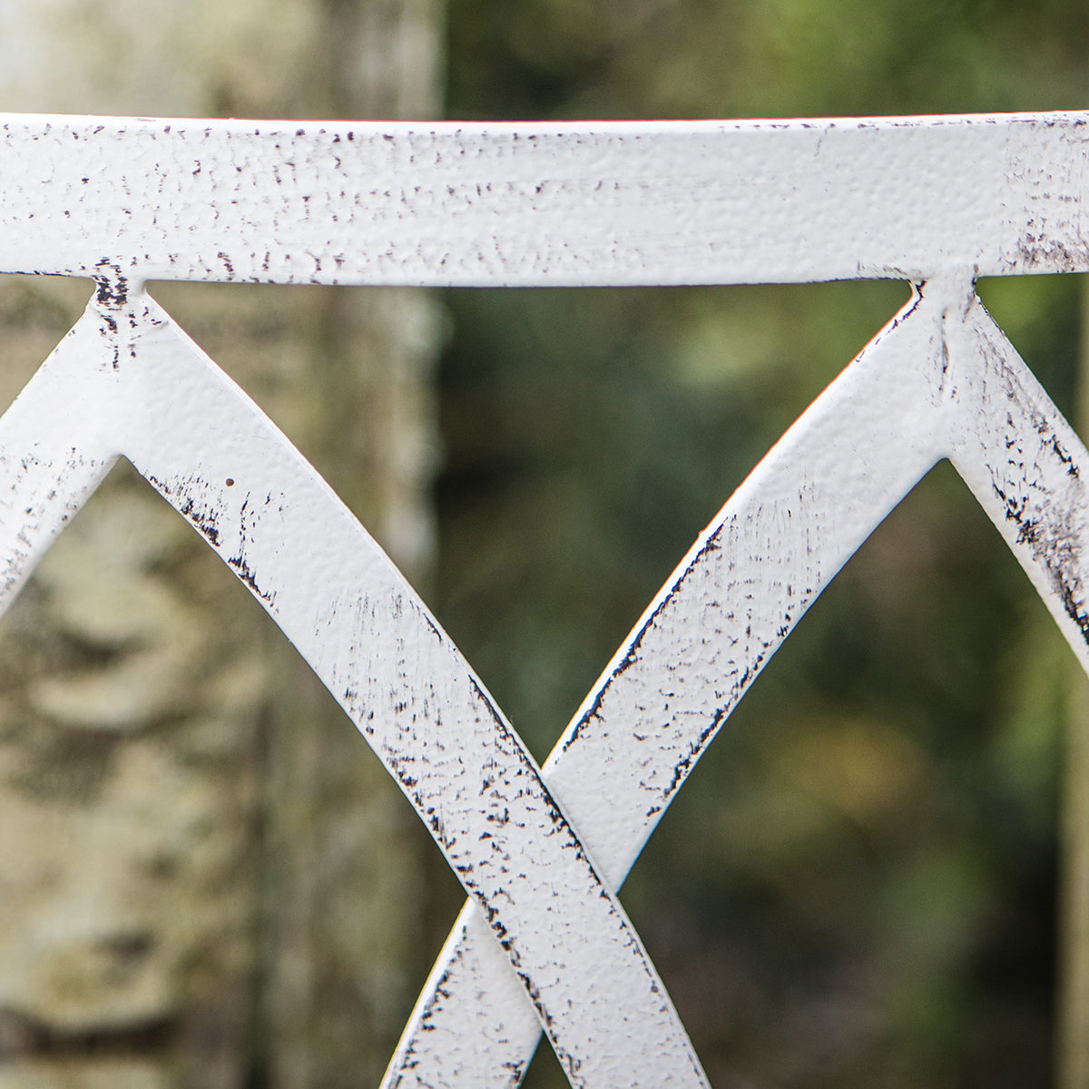 Alberoni Outdoor Tree Bench Seat Gatehouse – White