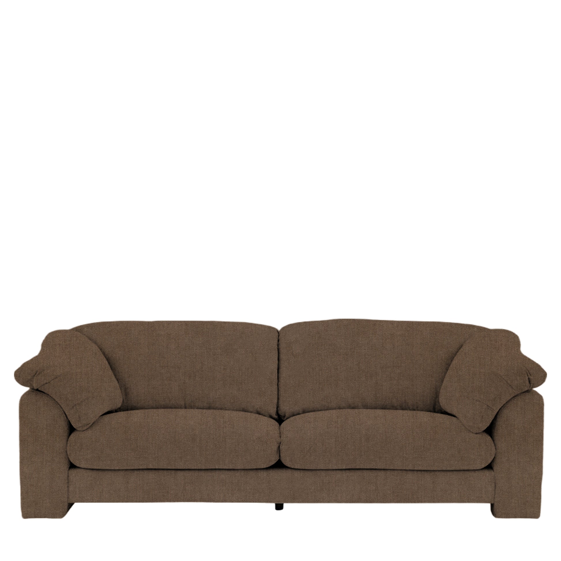 Kudde Sofa 4 Seater – Brown