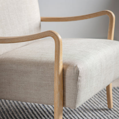 Chedworth Armchair Natural Linen – Natural