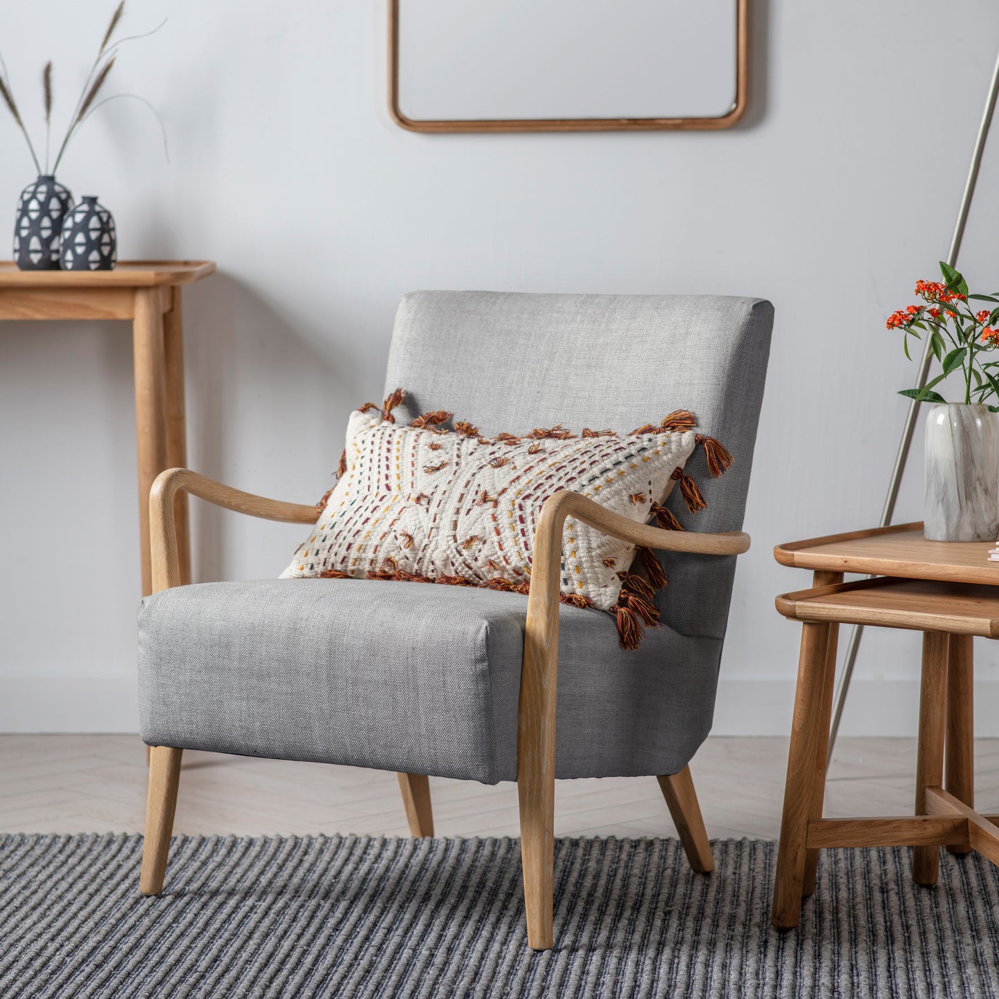 Chedworth Armchair Charcoal – Grey
