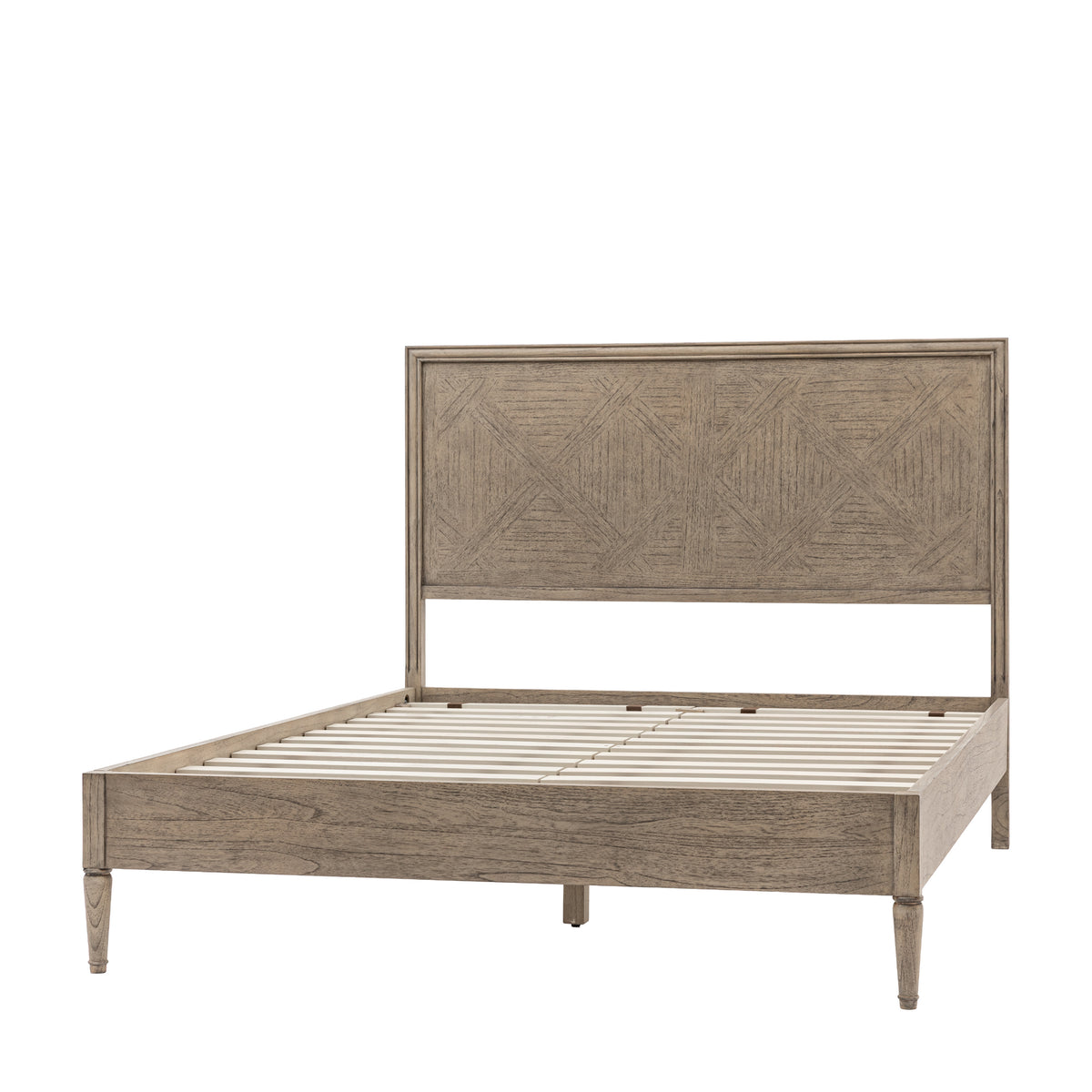 Rustique Bed 5′ King – Natural Mindy Ash – 202mm under-bed clearance (view 5)