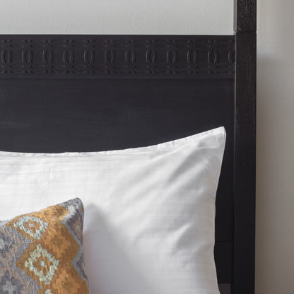 Boho Boutique 4 Poster Bed 5′ King – Black MDF – 140mm under-bed clearance (view 3)