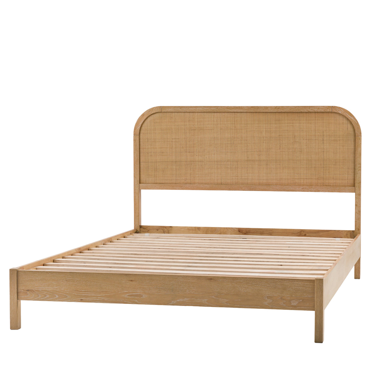Bibury Bed 4′6″ Double – Natural MDF – 150mm under-bed clearance (view 6)