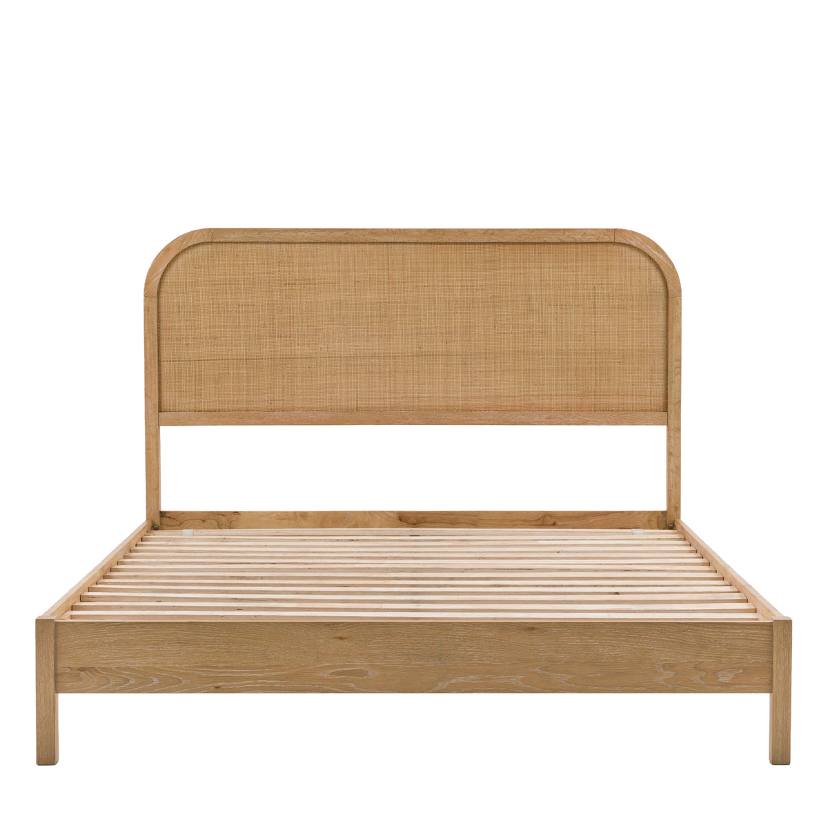 Bibury Bed 5′ King – Natural MDF – 150mm under-bed clearance