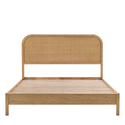 Bibury Bed 5′ King – Natural MDF – 150mm under-bed clearance