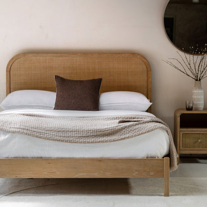Bibury Bed 5′ King – Natural MDF – 150mm under-bed clearance (view 5)