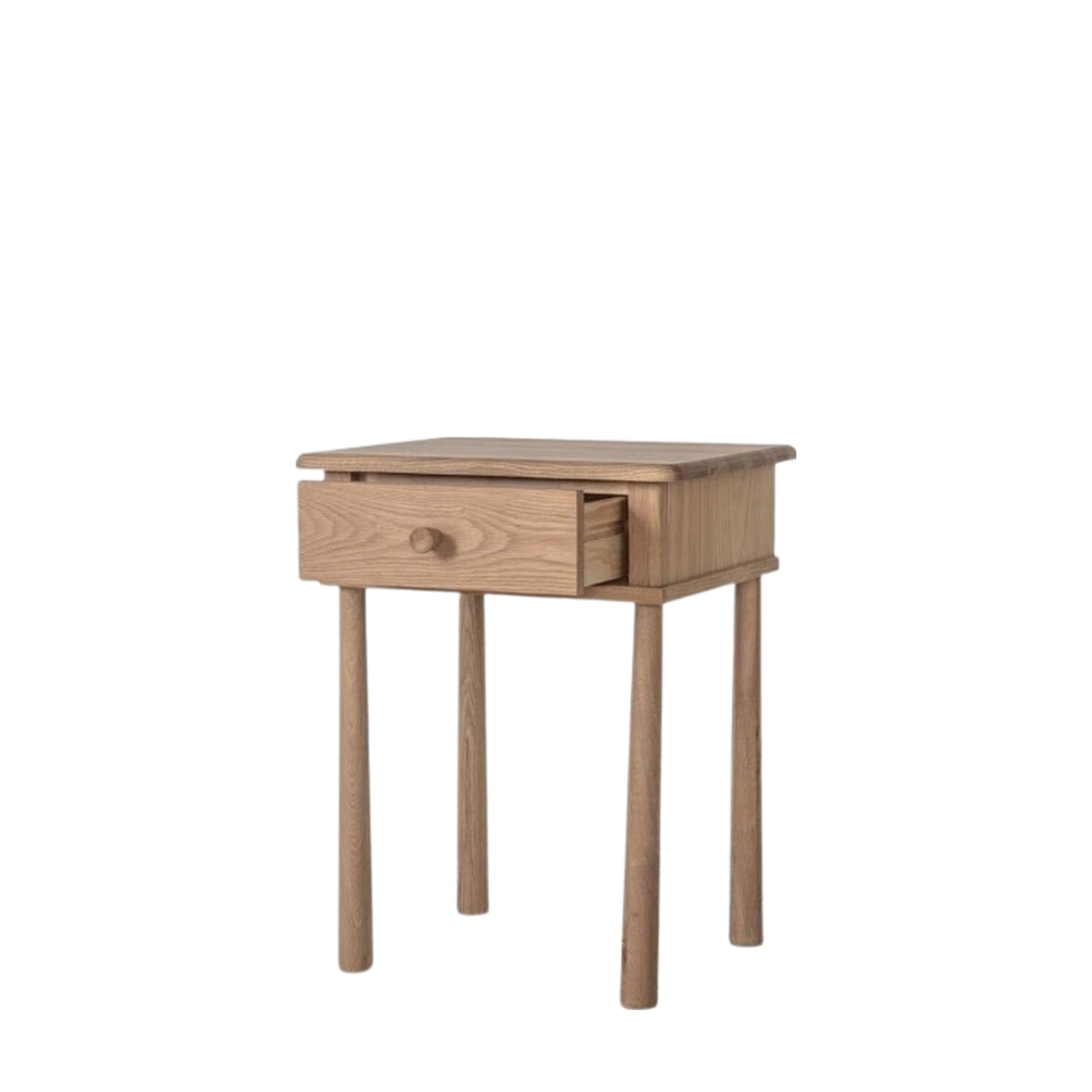 Wycombe 1 Drawer Bedside – Light Wood