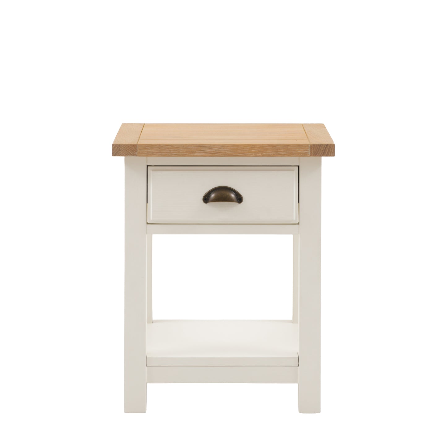 Eton 1 Drawer Bedside White – White