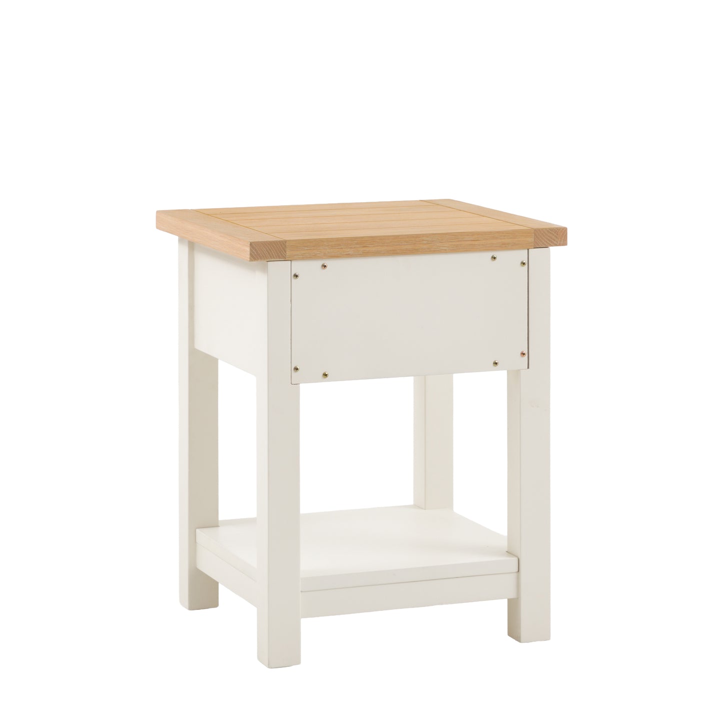 Eton 1 Drawer Bedside White – White