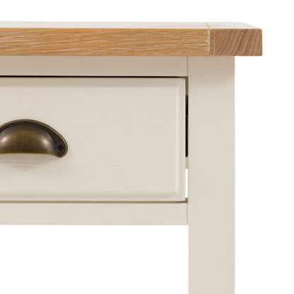 Eton 1 Drawer Bedside White – White