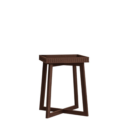 Boho Retreat Bedside Table – Brown Mango – Bedside Table (view 4)