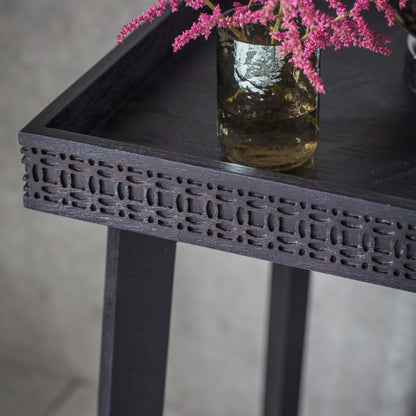 Boho Boutique Bedside Table – Black Mango – Bedside Table (view 3)