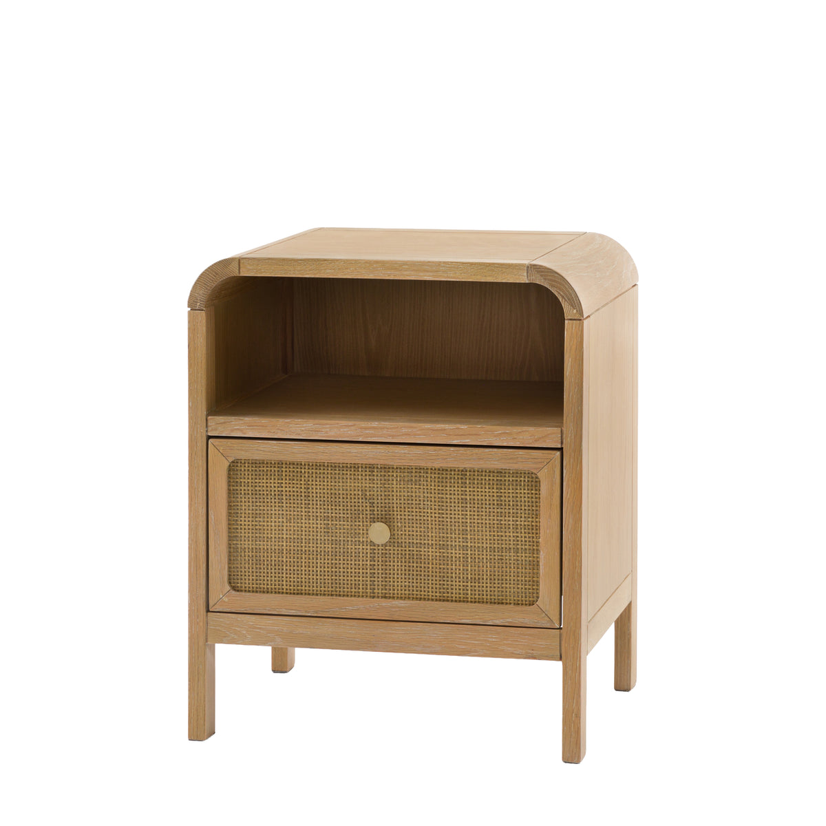 Bibury 1 Drawer Bedside – Natural Oak – 1 Drawer (view 4)
