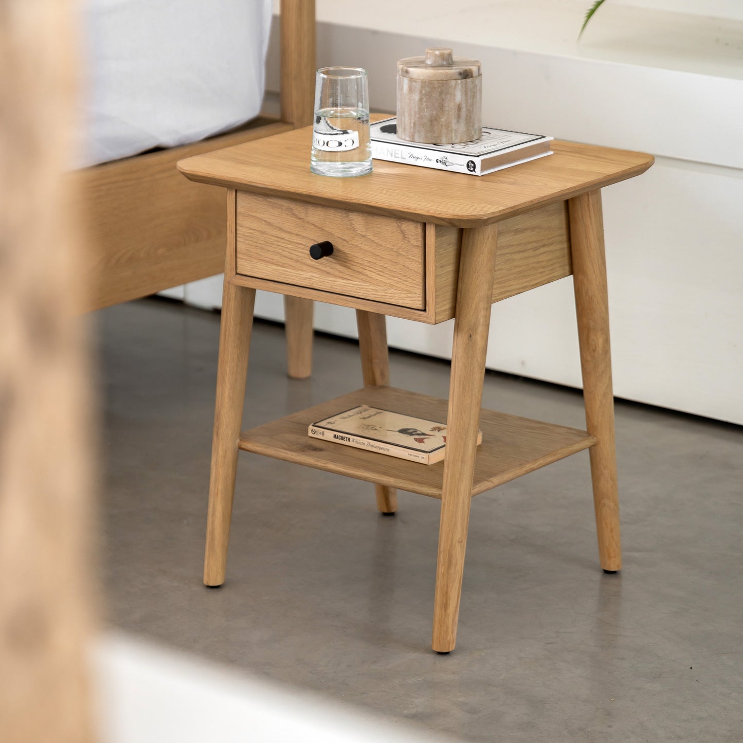 Hatfield Bedside Natural - 1 Drawer