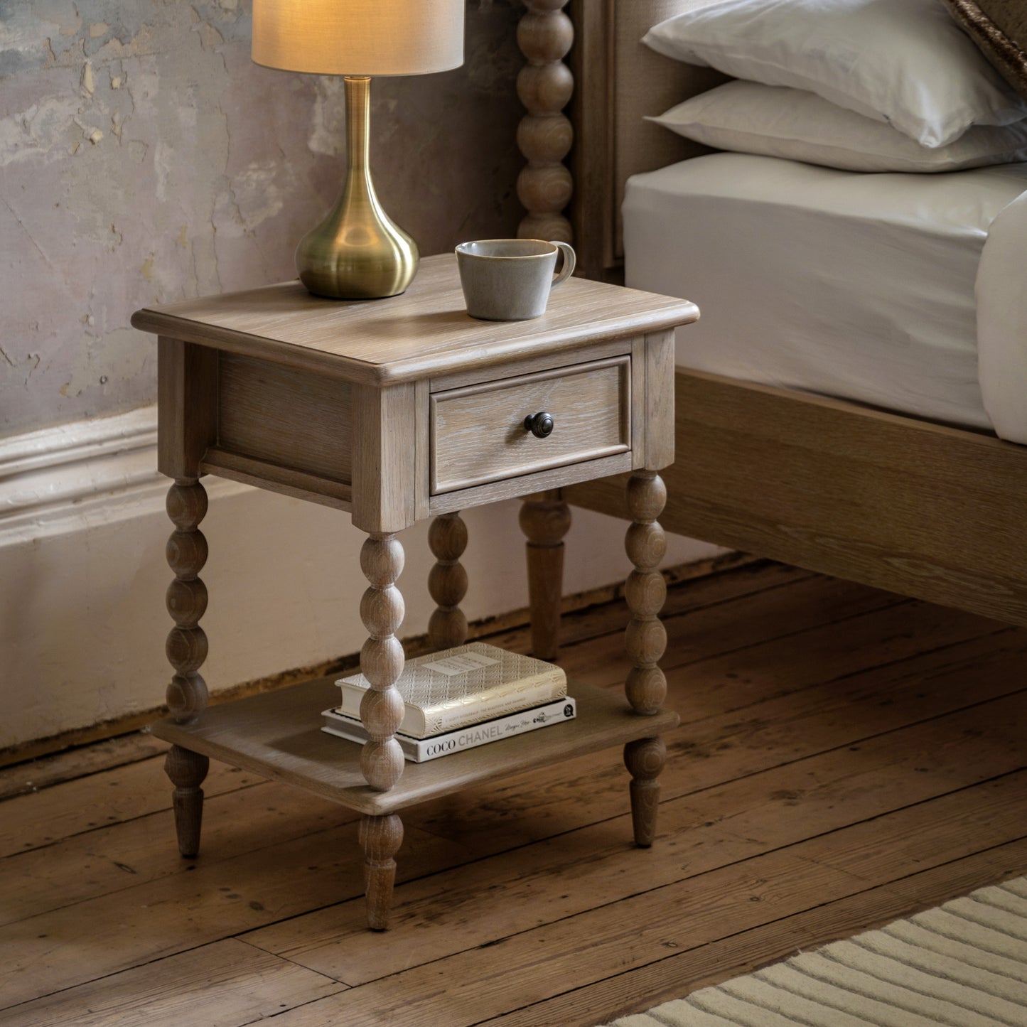 Artisan Bedside Table - 1 Drawer
