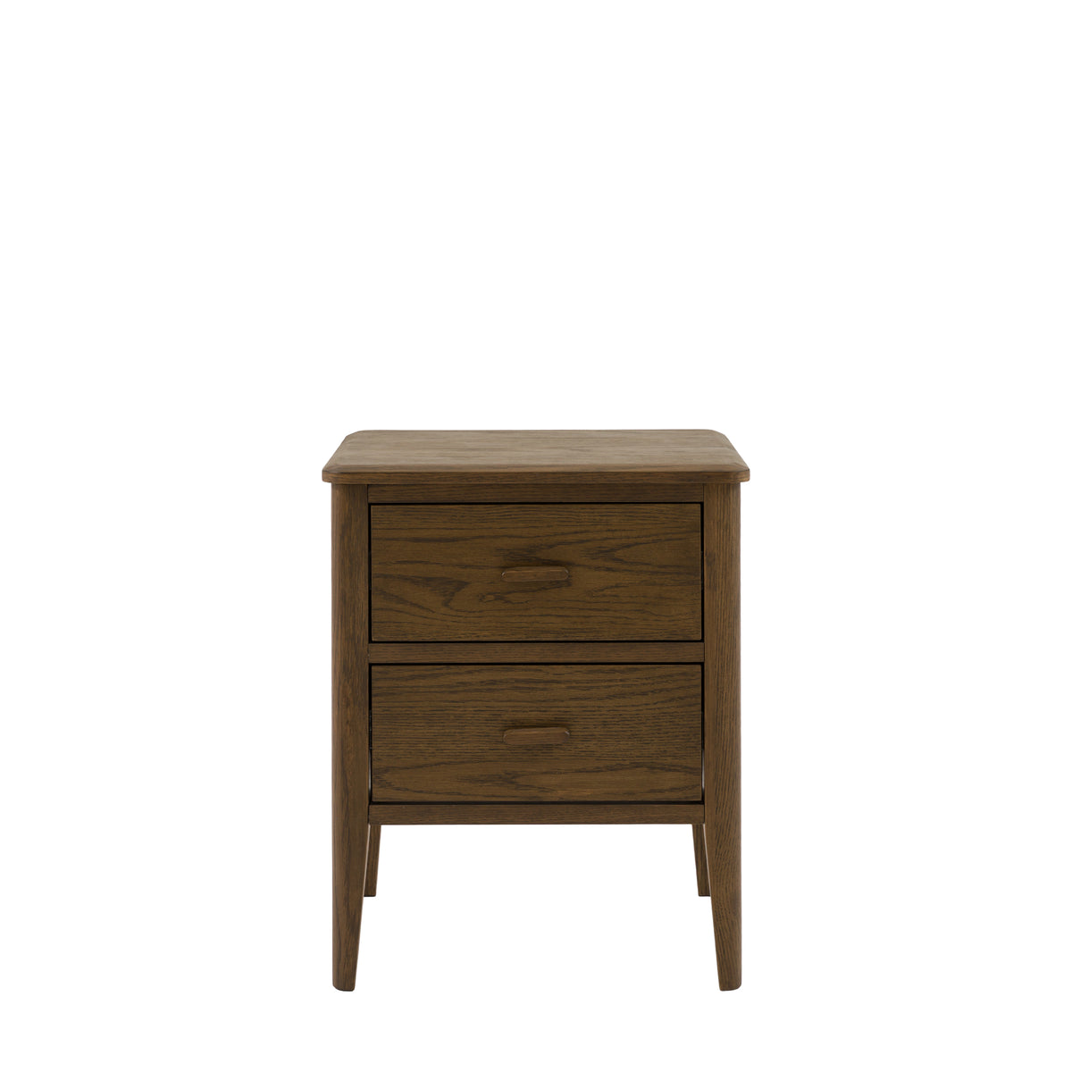 Camden 2 Drawer Bedside Walnut – Brown MDF – 2 Drawers