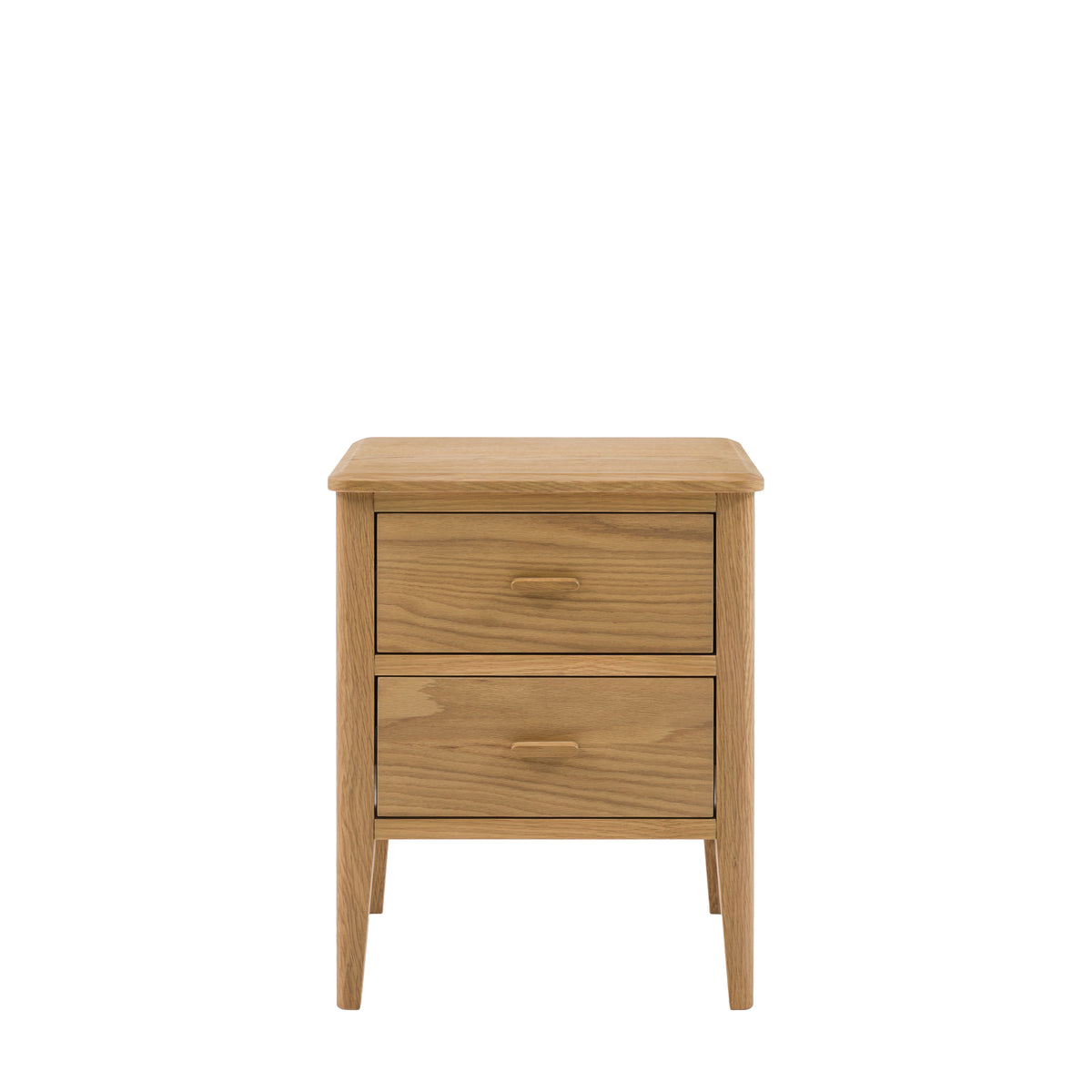 Camden 2 Drawer Bedside Natural – Natural MDF – 2 Drawers