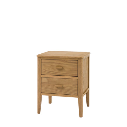 Camden 2 Drawer Bedside Natural – Natural MDF – 2 Drawers (view 5)